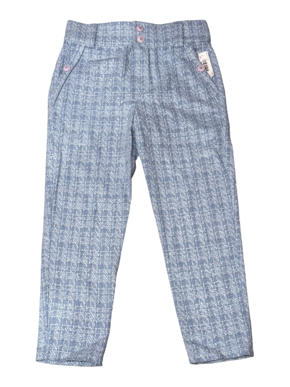 ORTTU Light Blue Tweed Cropped Pants Men’s Sz M